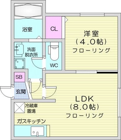 西１１丁目駅 徒歩12分 2階の物件間取画像